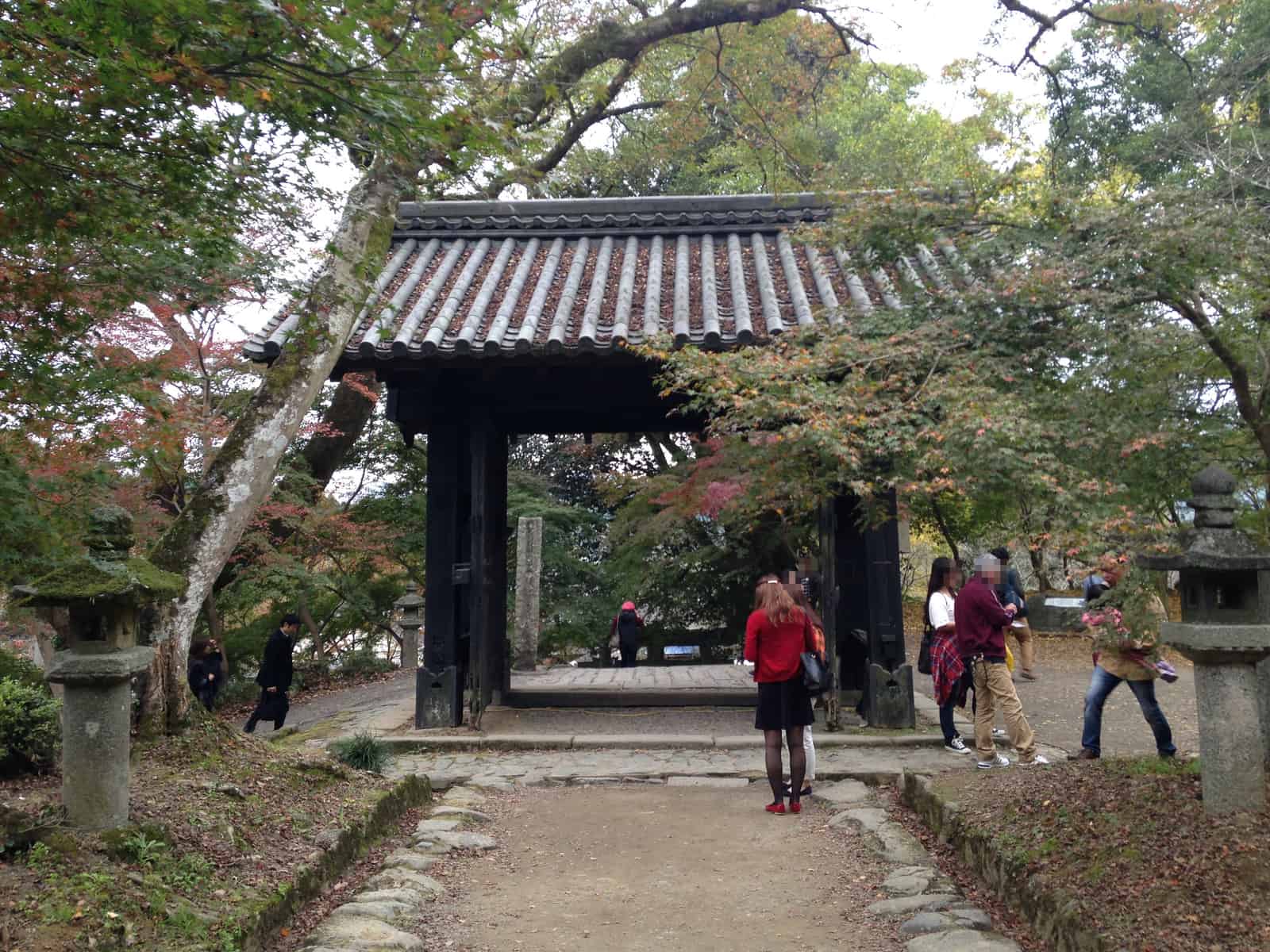 垂裕神社的神門,即移築後的黒門所在位置