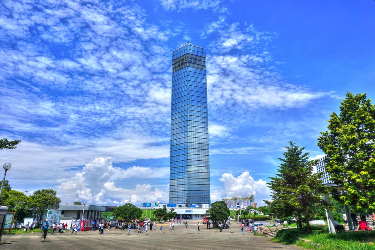 千葉港塔實景照(くろふね / CC BY 3.0 / Wikimedia Commons)