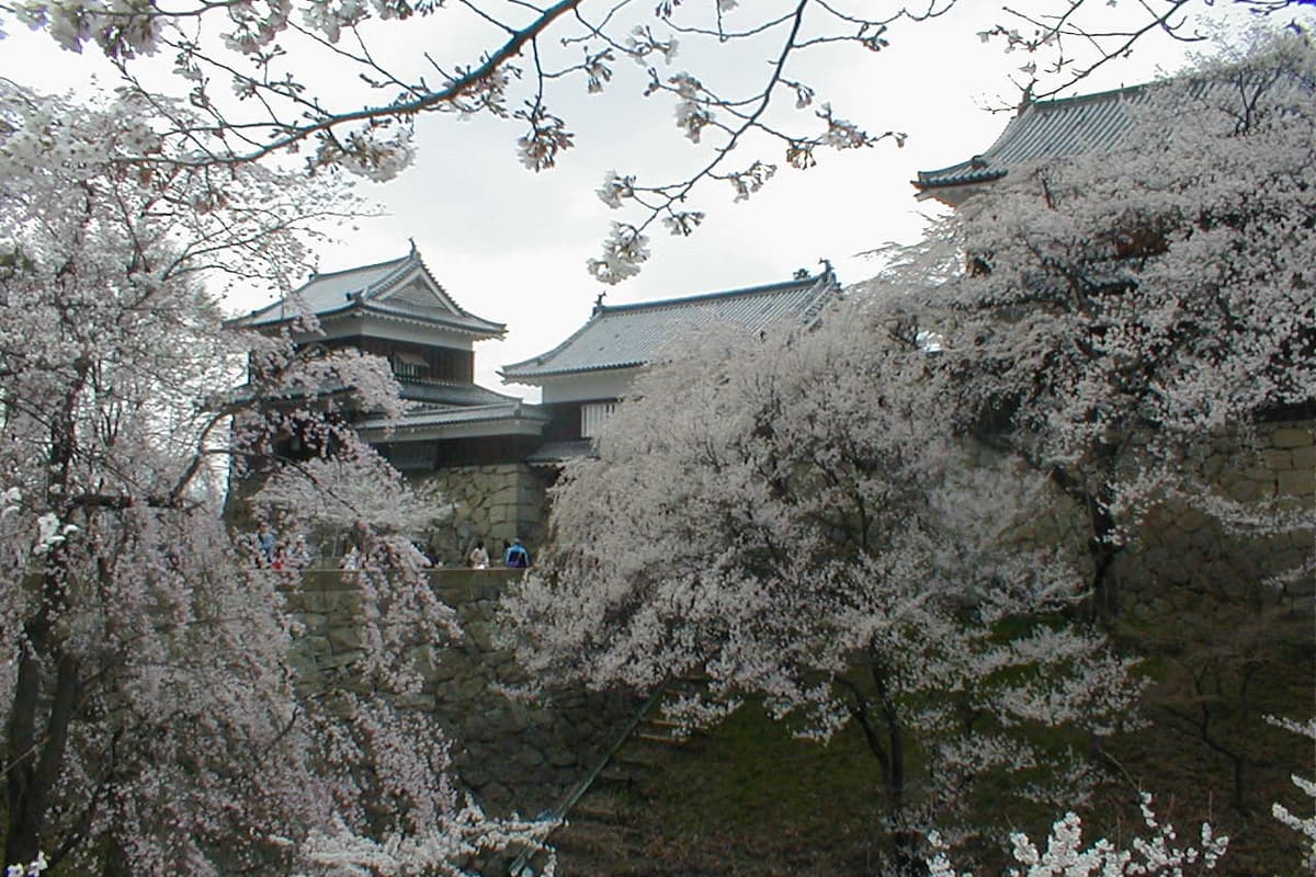 上田城實景照（Tomorobi / CC BY-SA 3.0 / Wikimedia Commons）