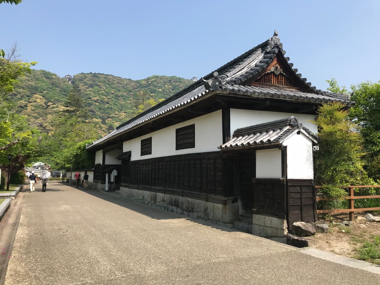吉香公園內香川家的長屋門等舊武家屋敷建築