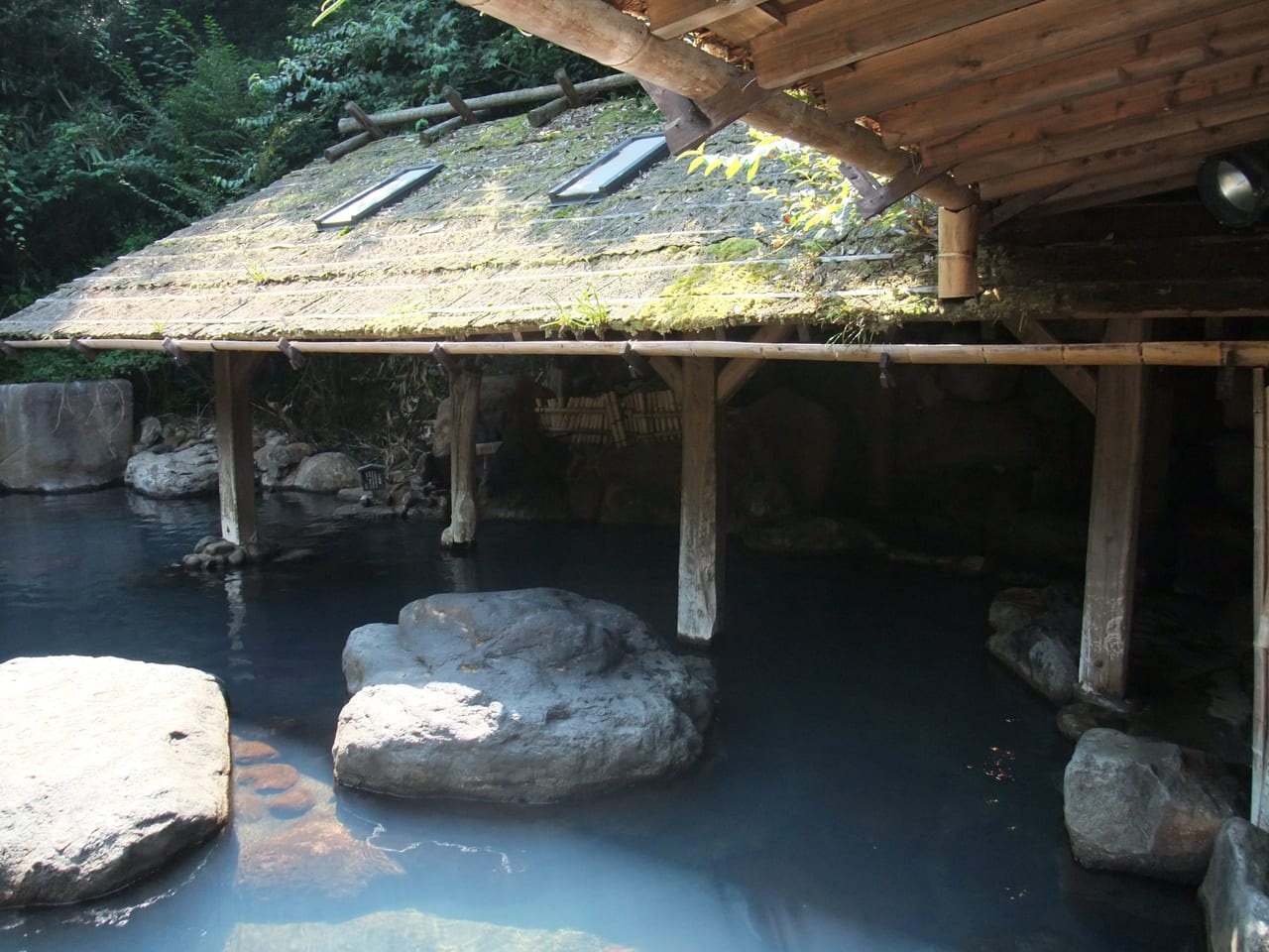 黑川溫泉旅館的露天風呂