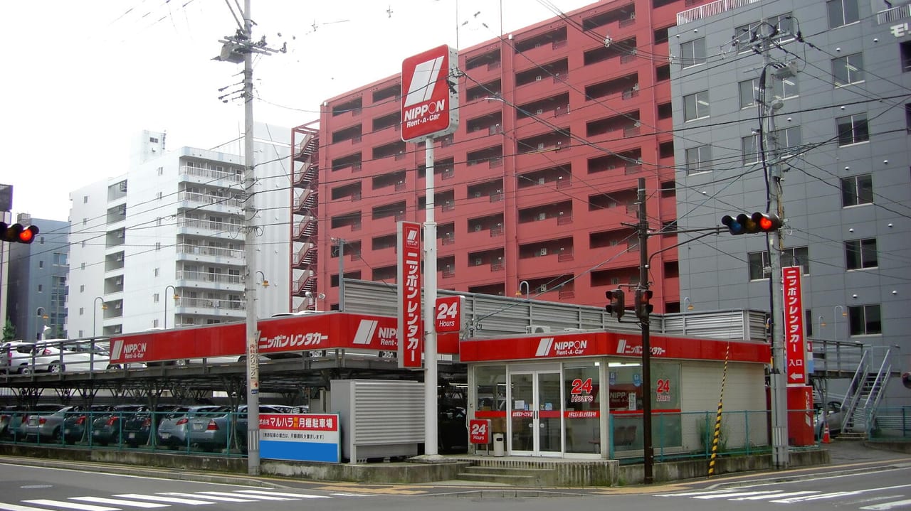 仙台車站前的 Nippon Rent-A-Car 租車營業所