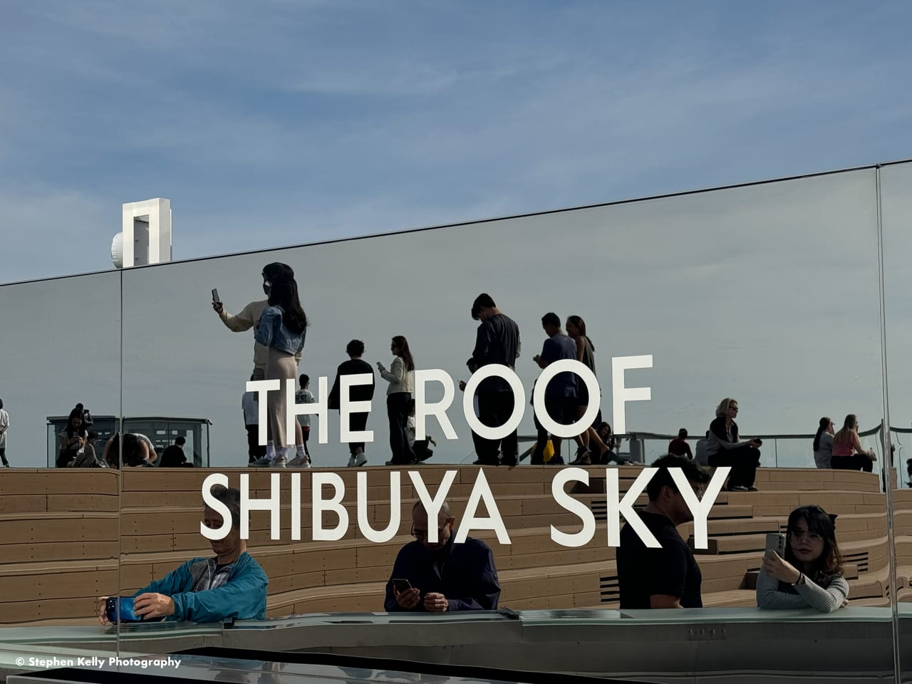 澀谷 Sky 露天頂樓 SKY STAGE 上俯瞰東京市區的開闊景觀