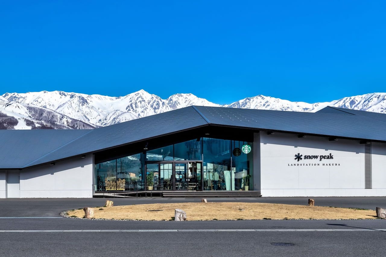 Snow Peak LAND STATION 白馬的店鋪與戶外場地